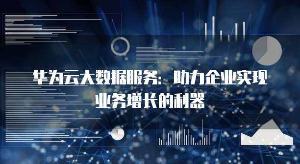 數據服務企業的核心支撐 數據處理與存儲支持服務